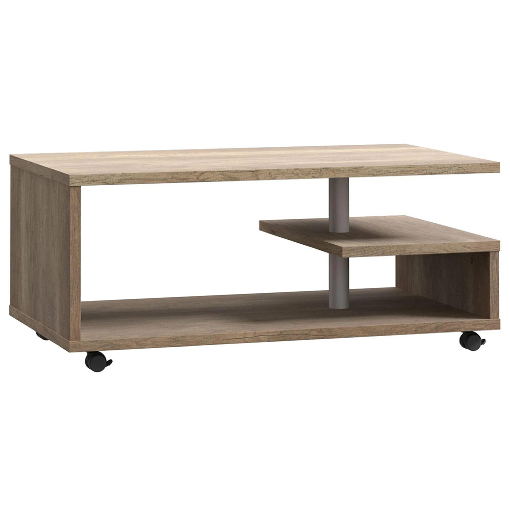 Bailey Coffee Table - G-Shape - Antique Oak