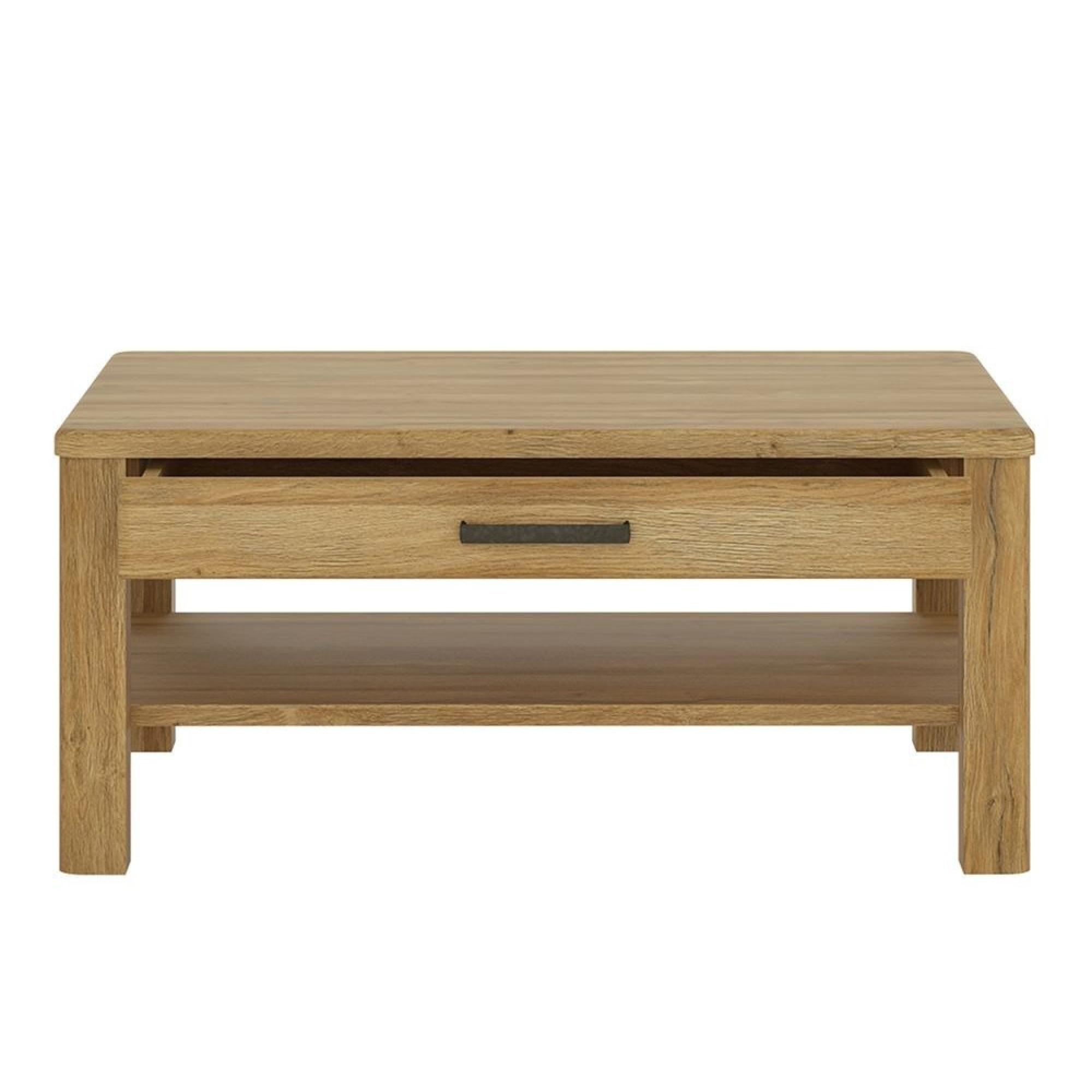 Cortina Coffee Table - 1 Drawer - Oak