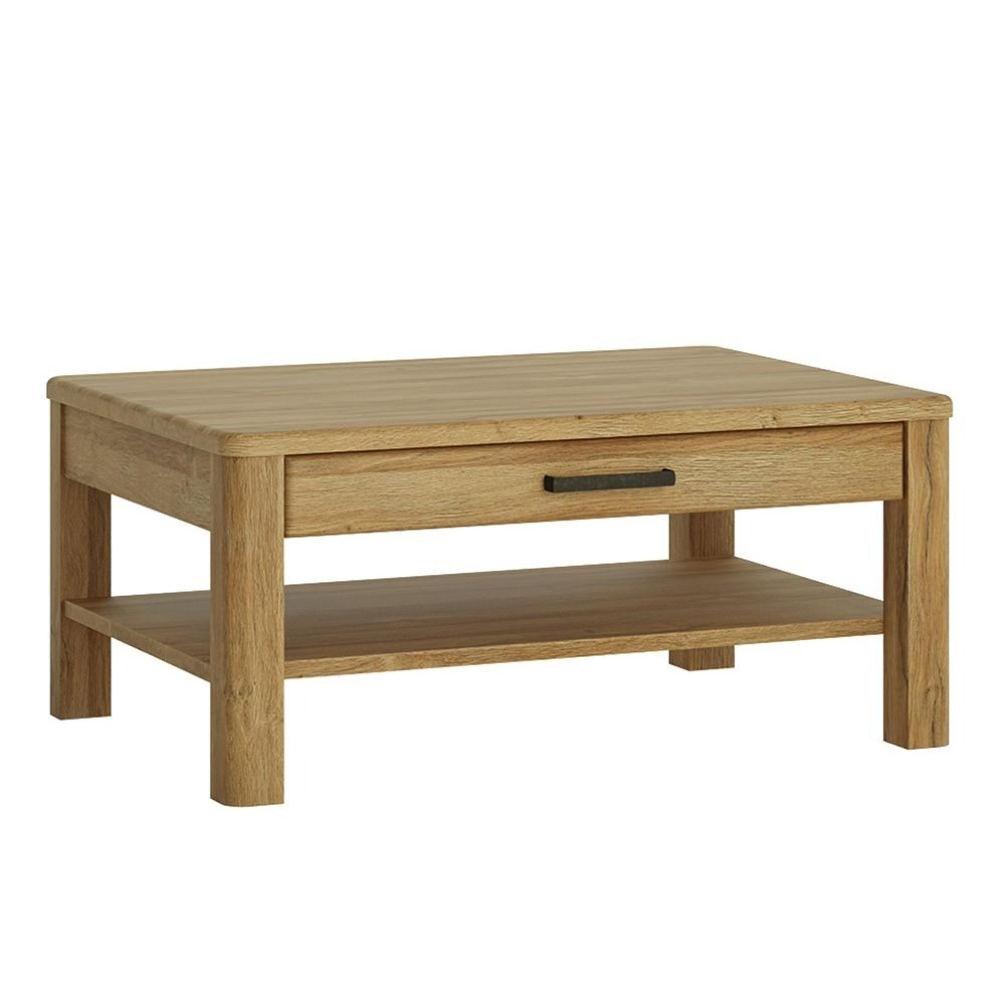 Cortina Coffee Table - 1 Drawer - Oak