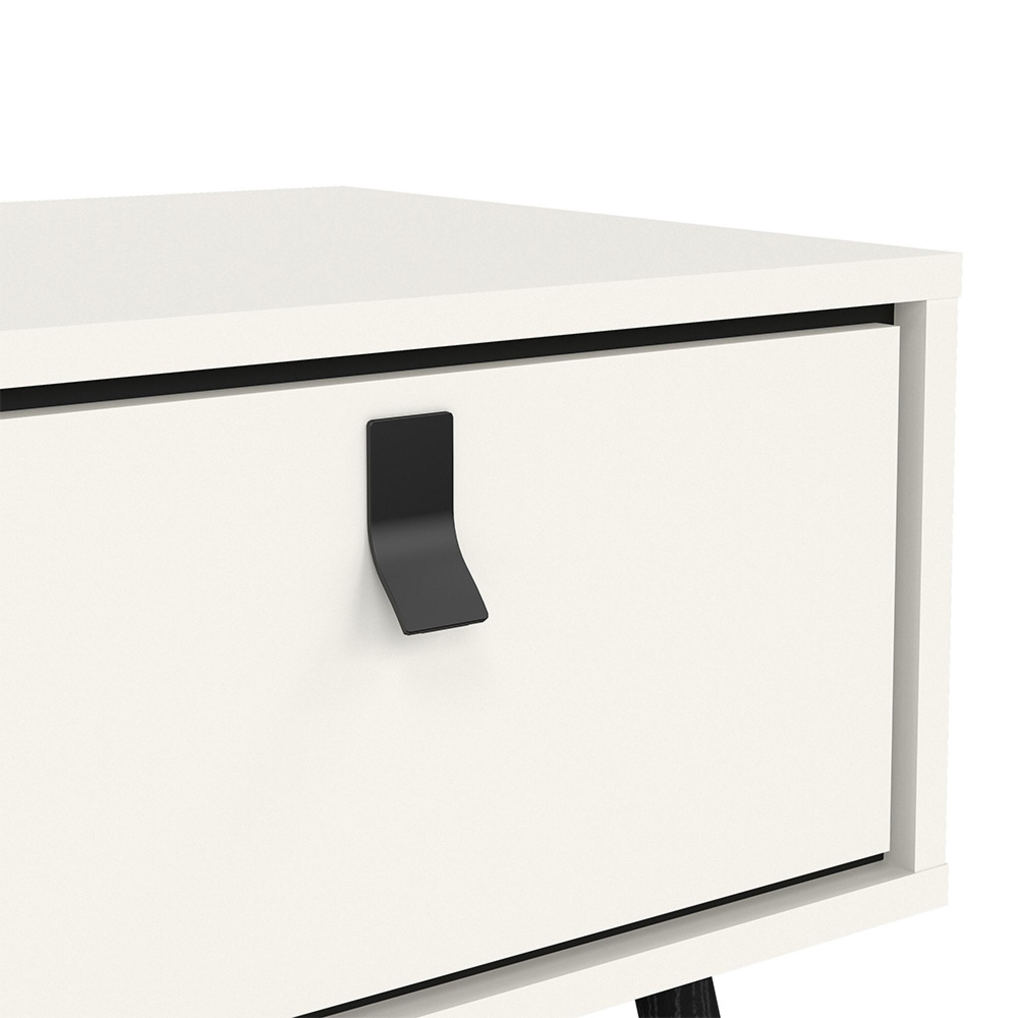 Ry Coffee Table - 1 Drawer - White