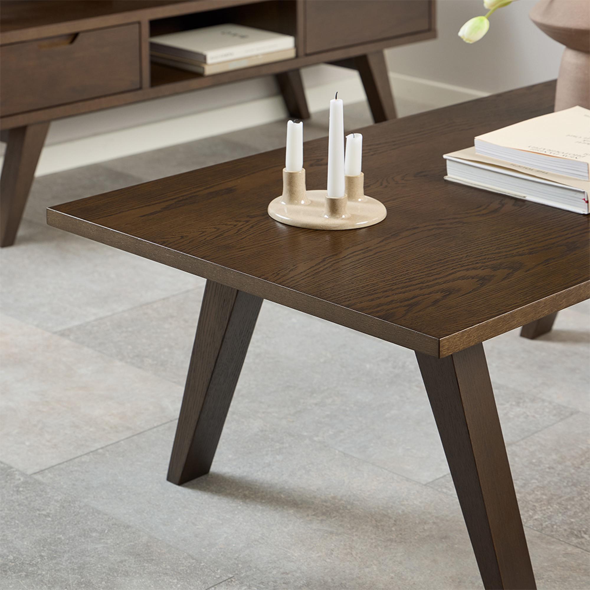 A-Line Coffee Table - Smoked Oak