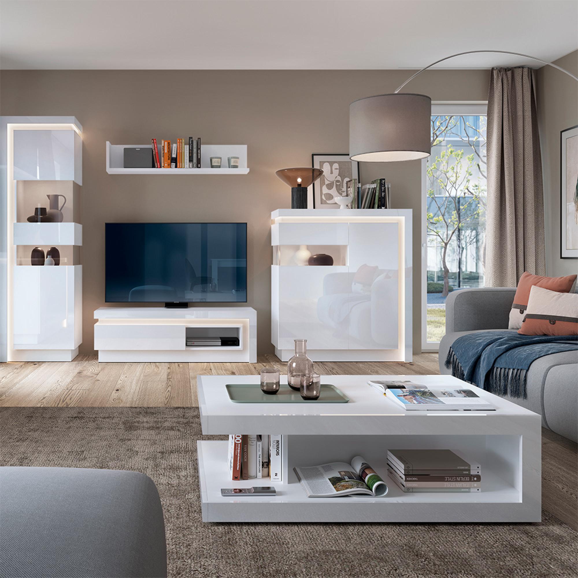 Lyon Coffee Table - White Gloss