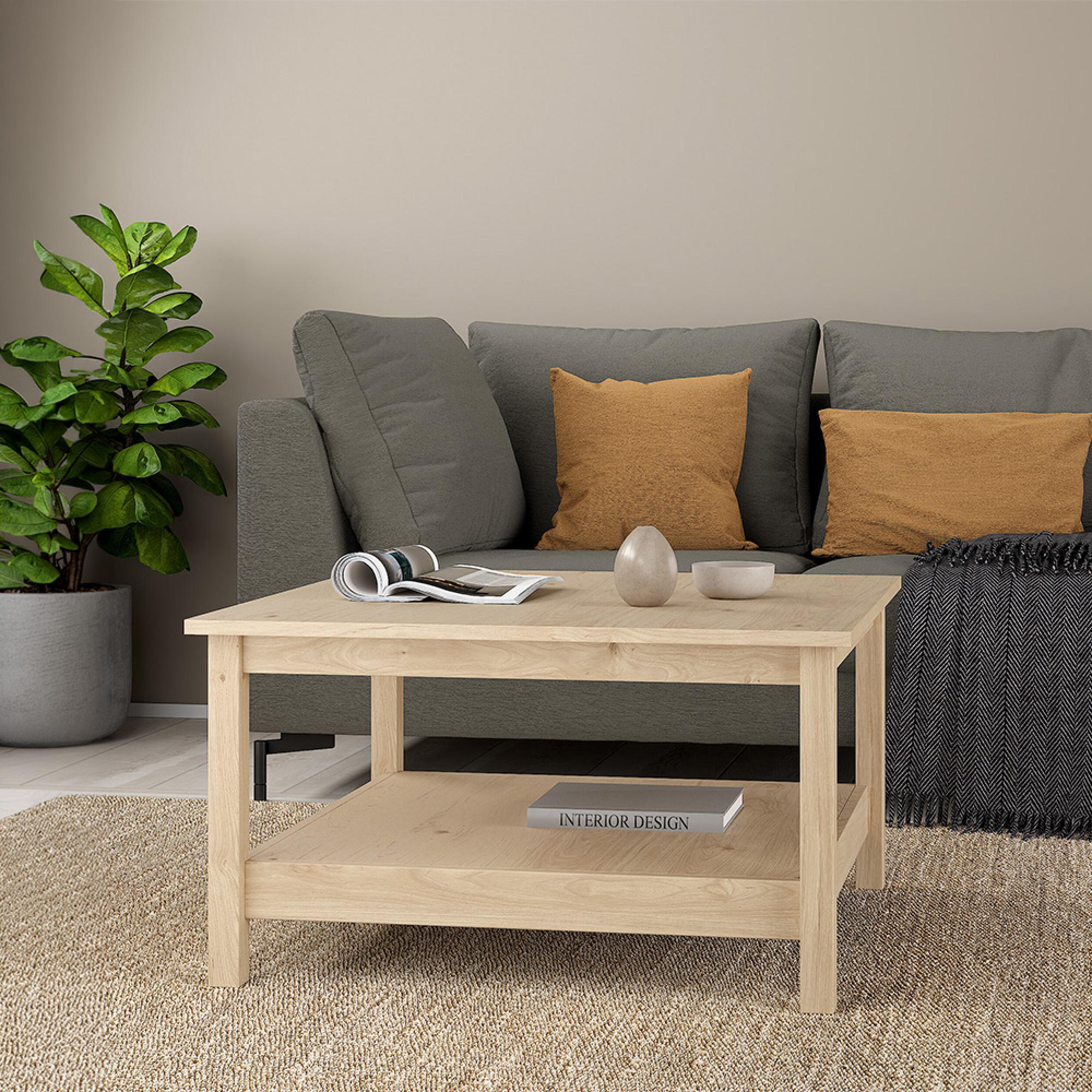 Barcelona Coffee Table - Jackson Hickory Oak