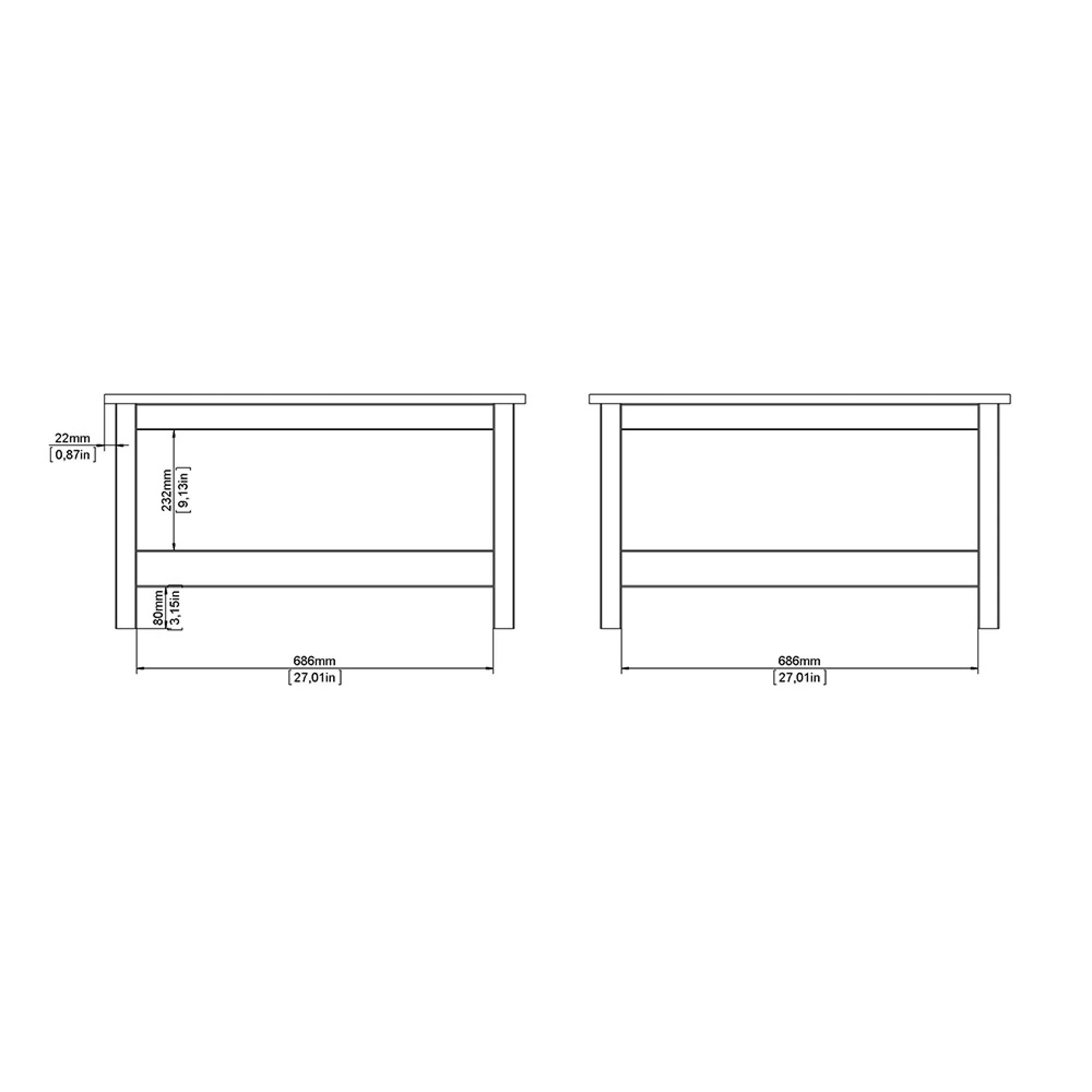 Madrid Coffee Table - White