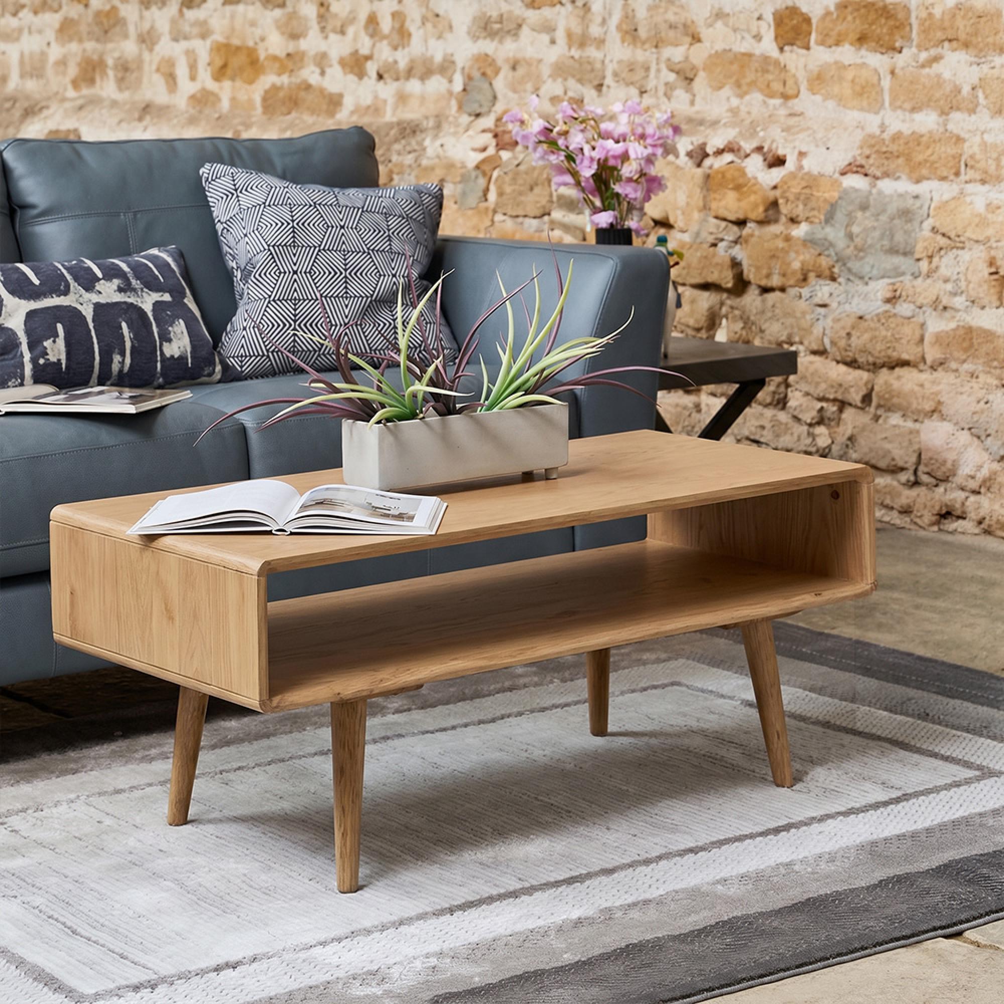 Jenson Oak Coffee Table - 110cm