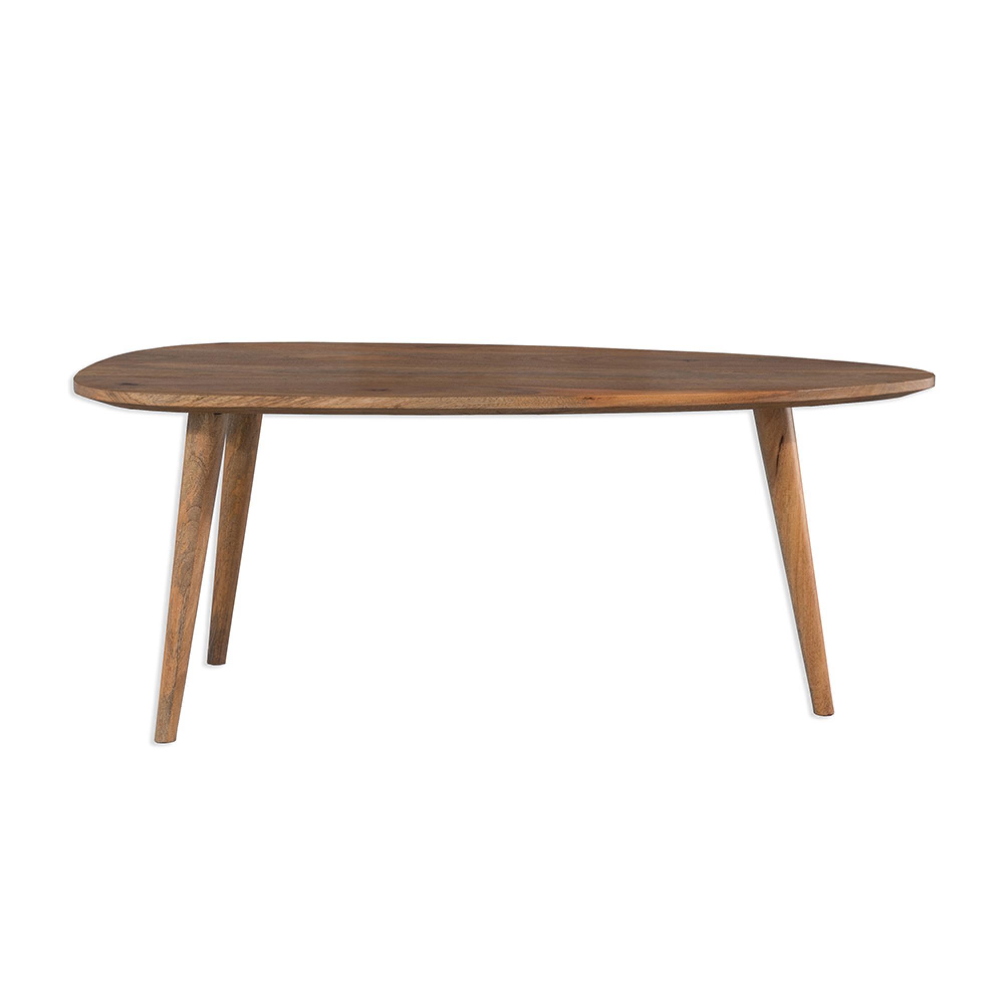 Surya Century Coffee Table - Triangular - Solid Mango Wood
