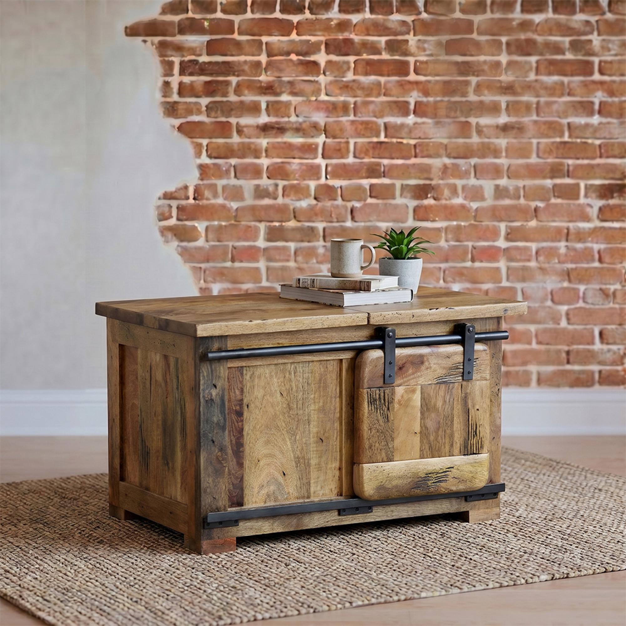 Raipur Works Coffee Table - Industrial Style Wooden