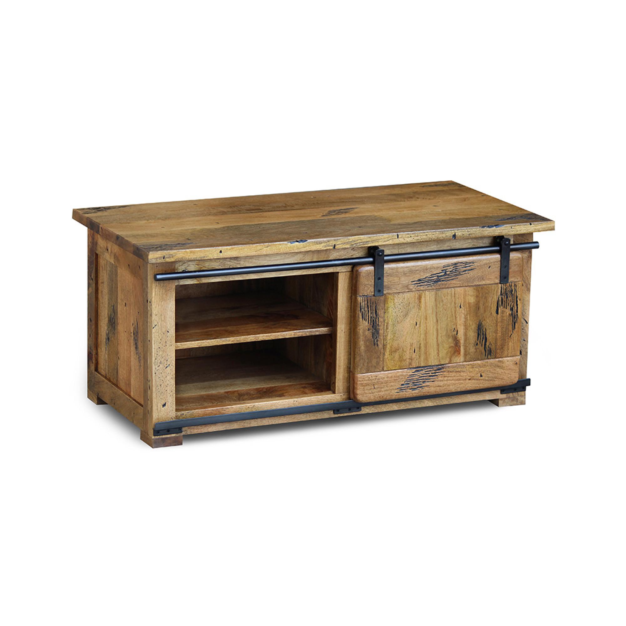Raipur Works Coffee Table - 110cm - Industrial Style Wooden