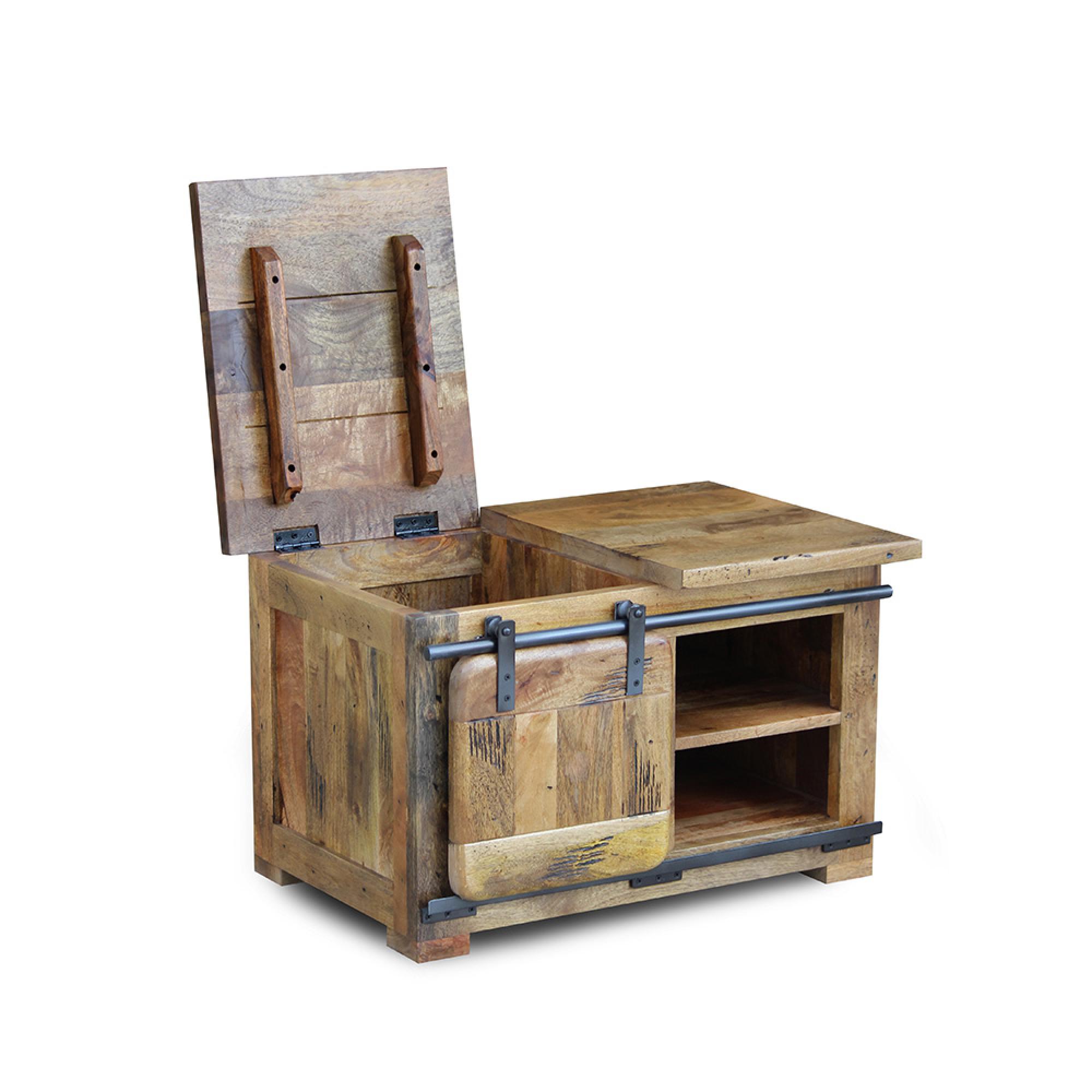 Raipur Works Coffee Table - Industrial Style Wooden