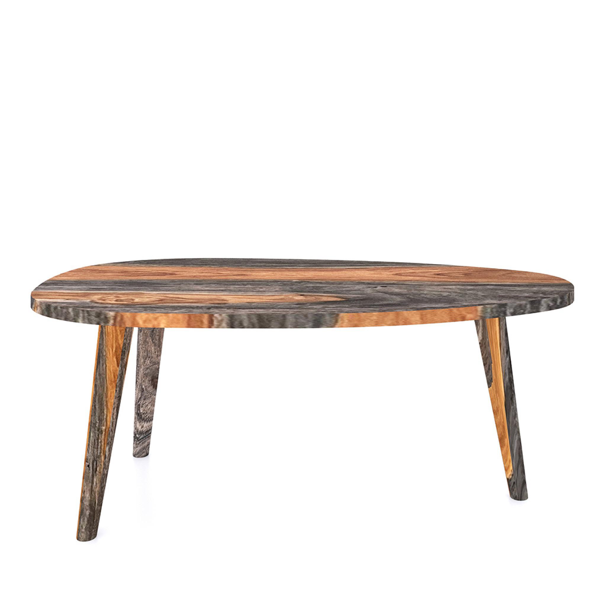 Goa Coffee Table - Triangular - Dark Sheesham Wood