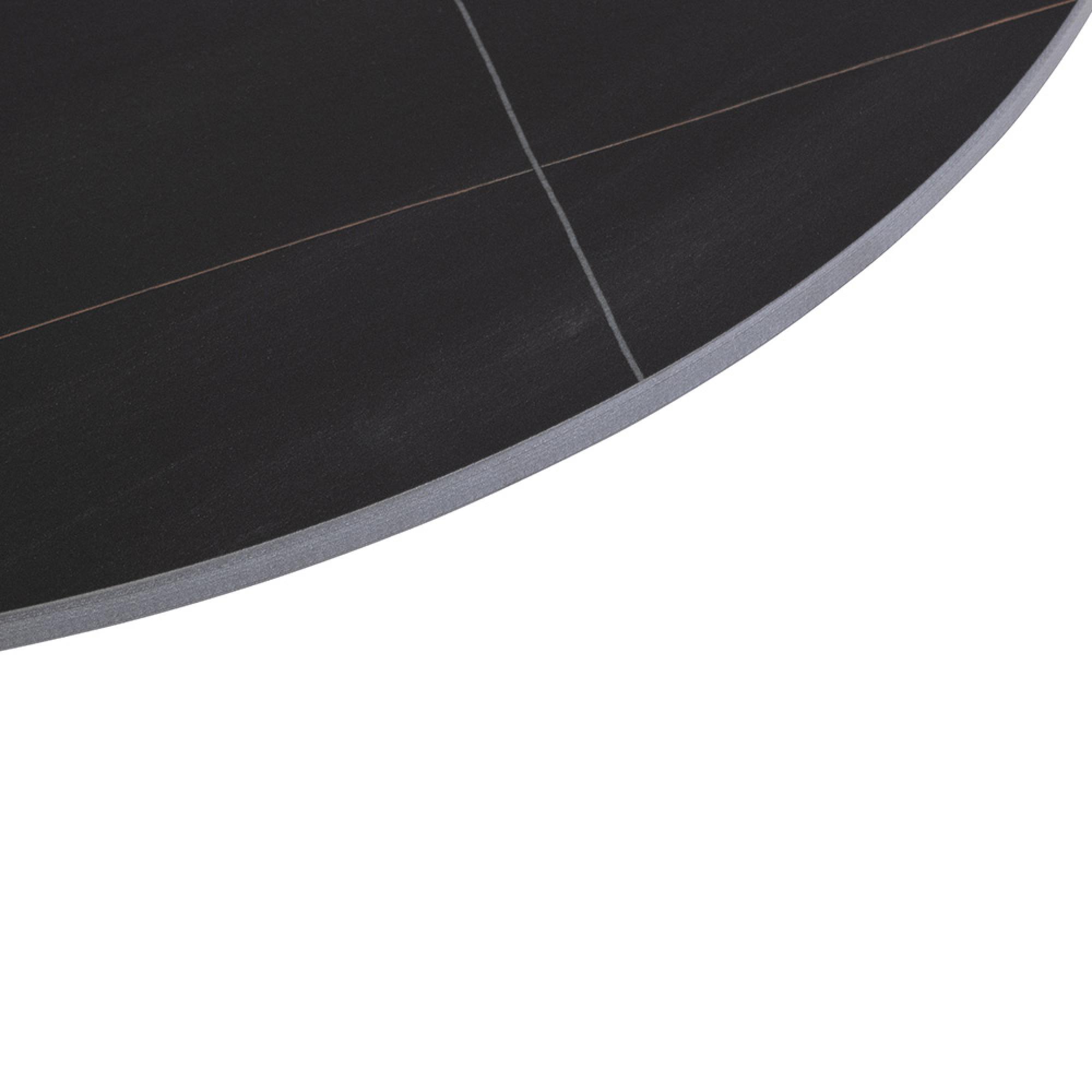 Ferrante Coffee Tables - Set of 2 - Round - White and Black Sintered Stone