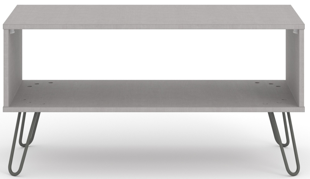 Augusta Grey Coffee Table with Hairpin Legs