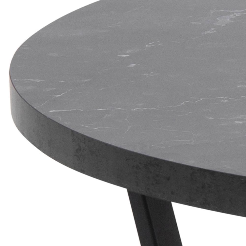 Amble Coffee Table - Round - Black Marble
