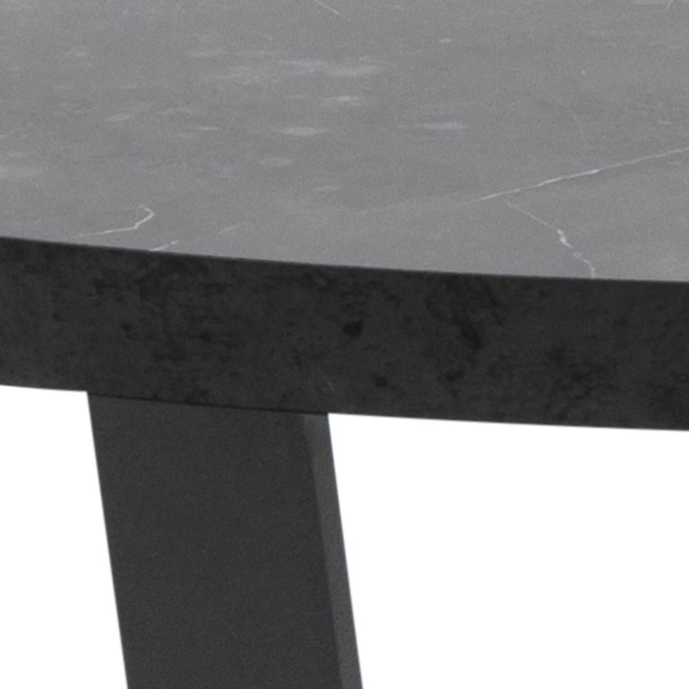 Amble Coffee Table - Round - Black Marble