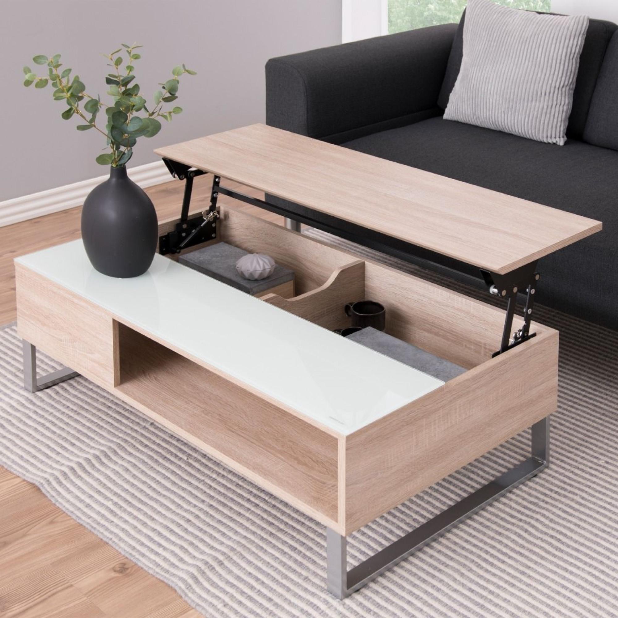 Azalea Coffee Table - Lift Up - Oak