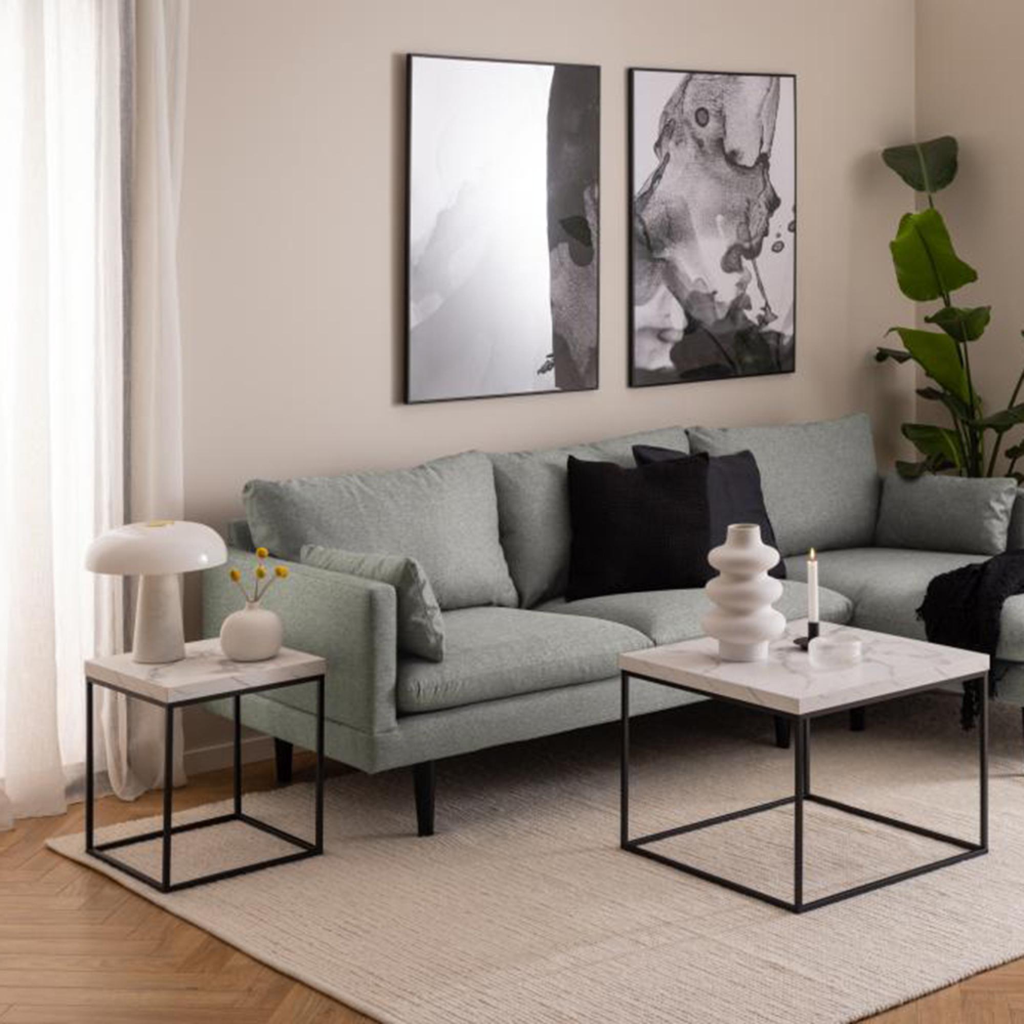 Barossa Coffee Table - Square - White Marble