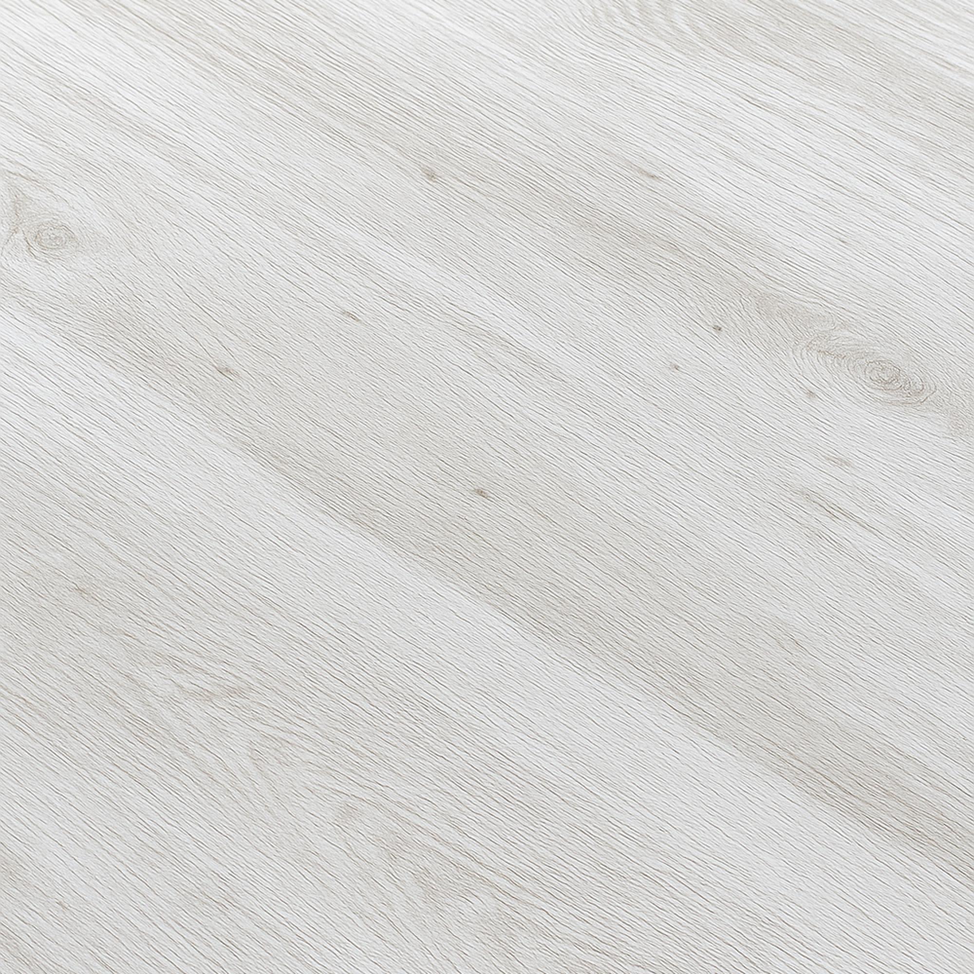 Bern Round Coffee Table - White Washed Oak - Fluted - Drum Base