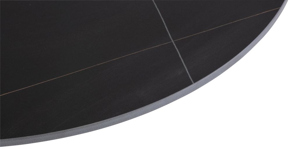 Ferrante Coffee Tables - Set of 2 - Round - White and Black Sintered Stone