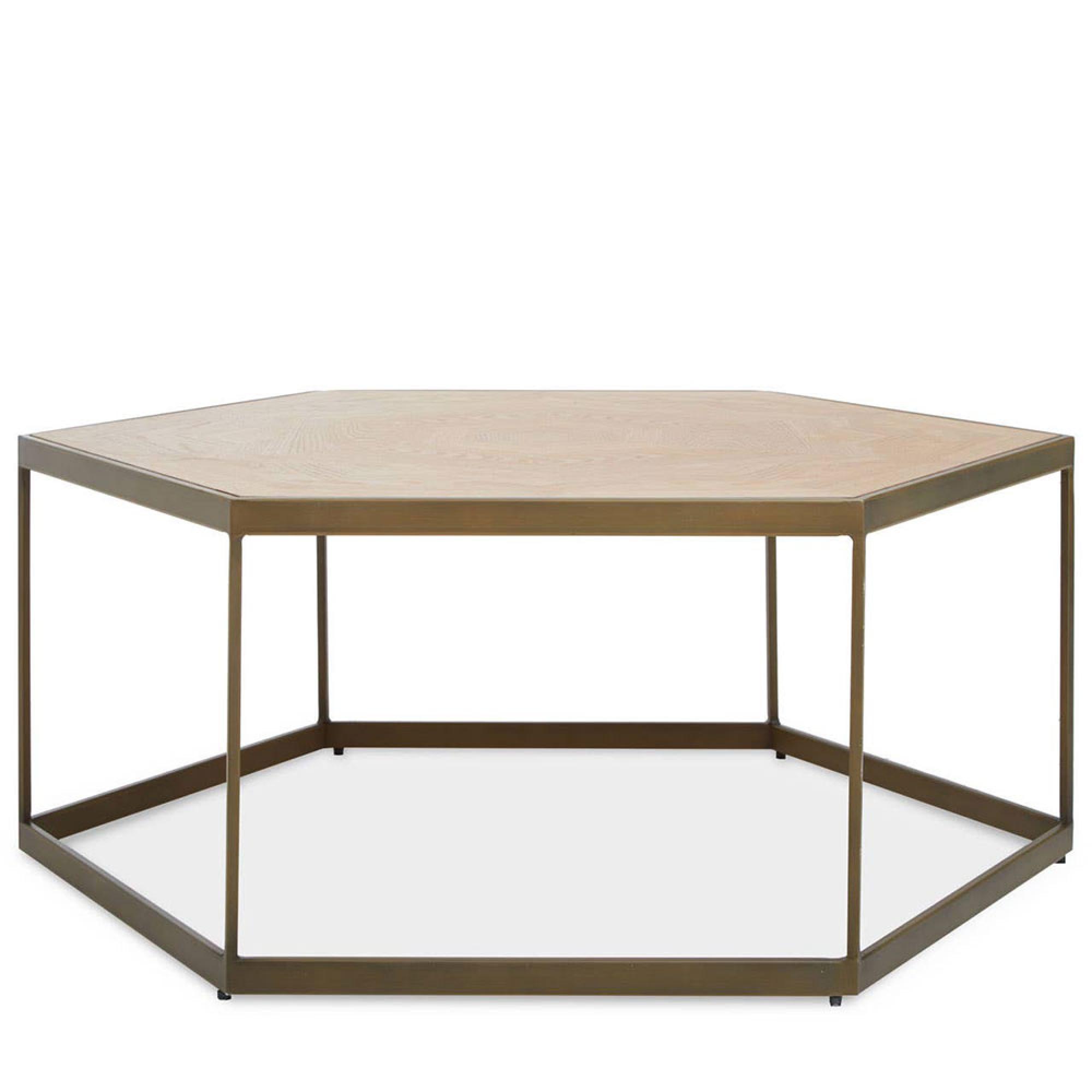 Grenoble Coffee Table - Hexagonal - Oak