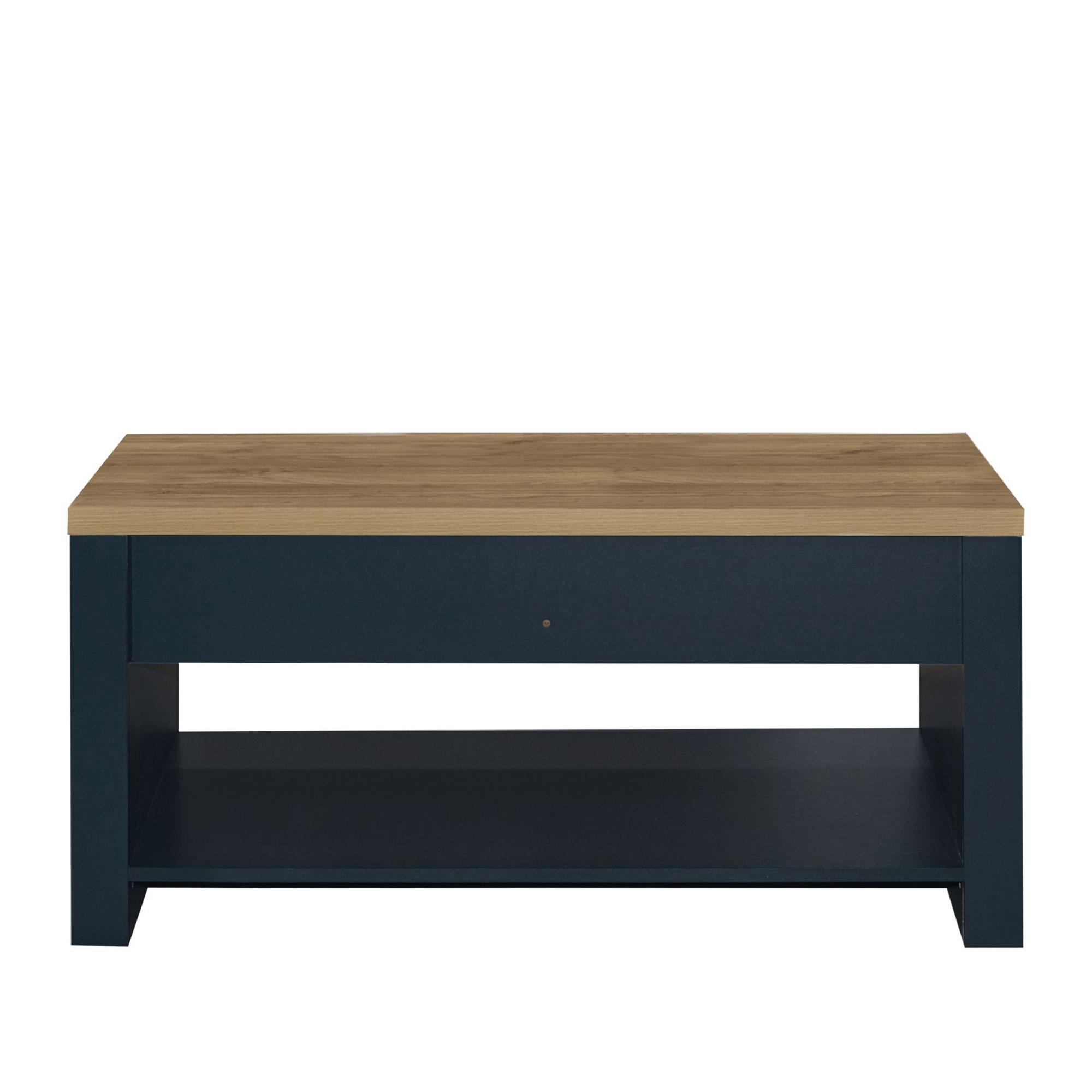 Highgate Coffee Table - 2 Drawer - Navy Blue Painted