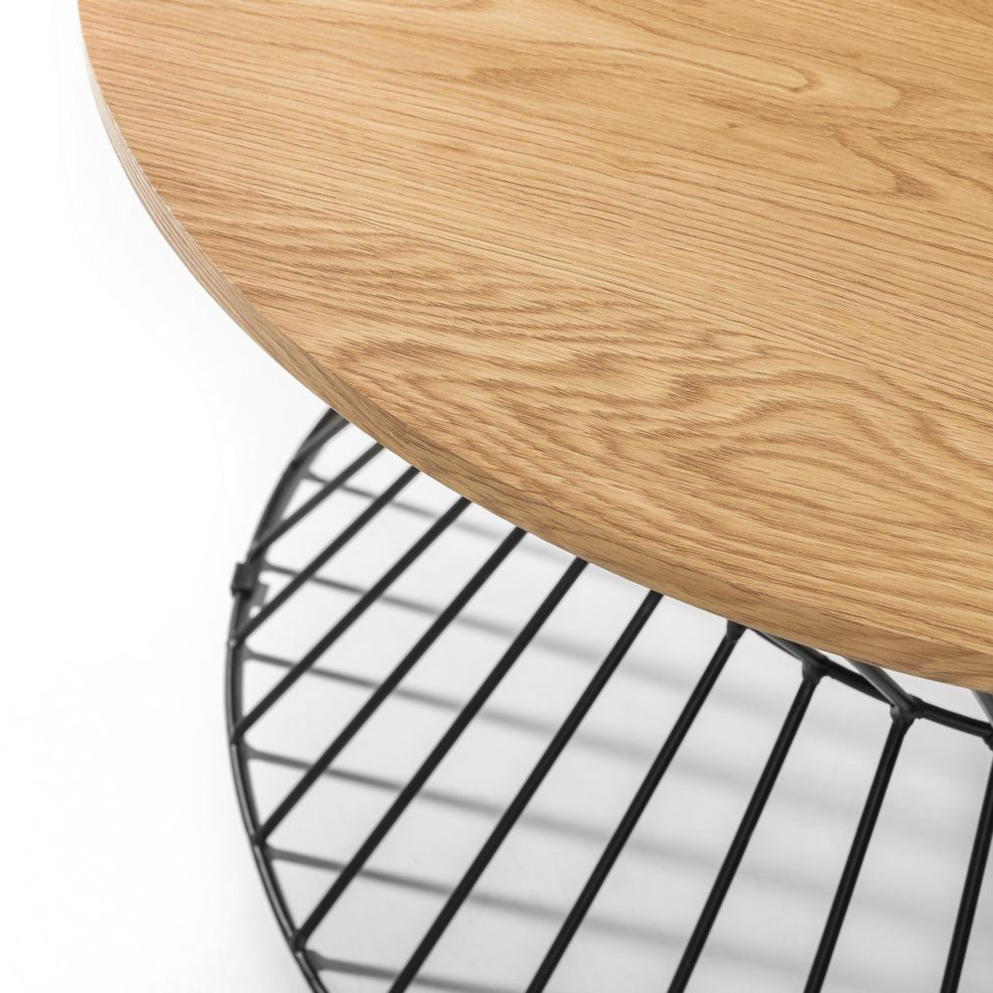 Jersey Coffee Table 79cm - Round - Oak
