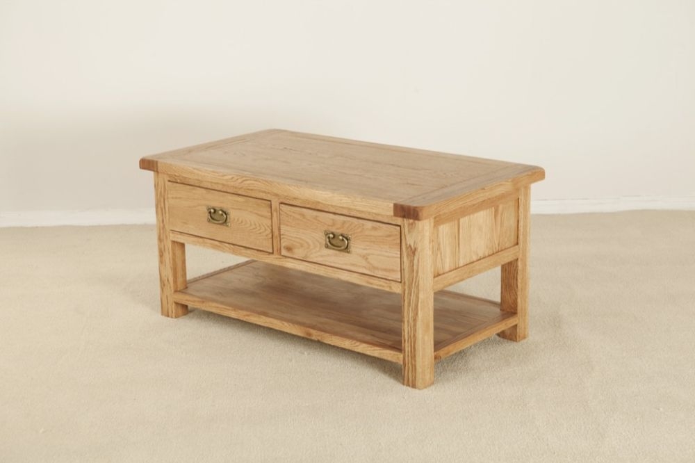 Kent Oak Storage Coffee Table