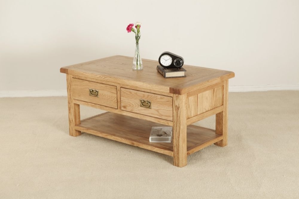 Kent Oak Storage Coffee Table