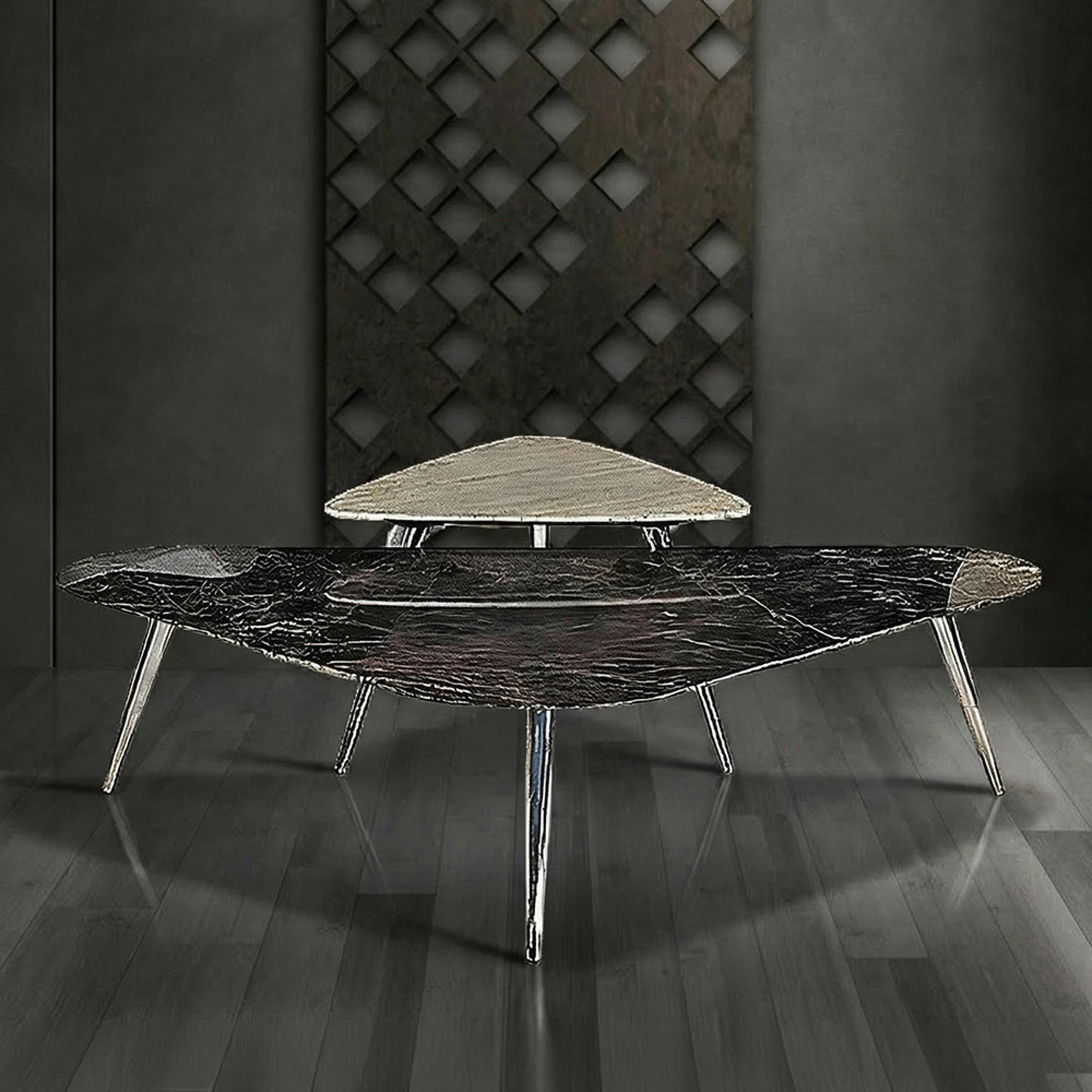 Livia Coffee Table - Triangle - Marble - Variation Available