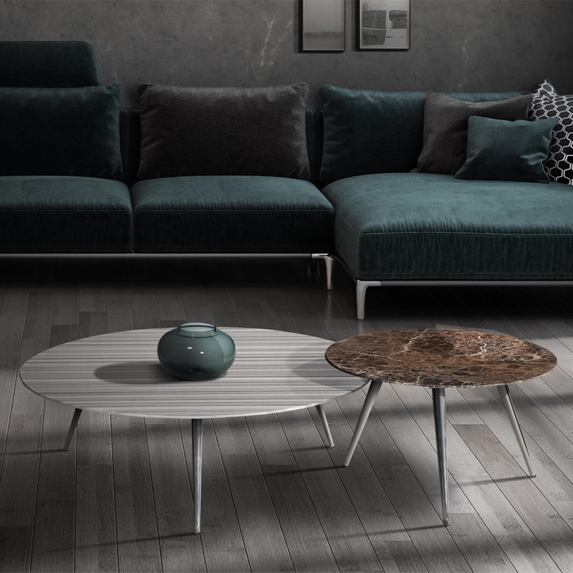 Livia Coffee Table - Oval - Marble - Variation Available
