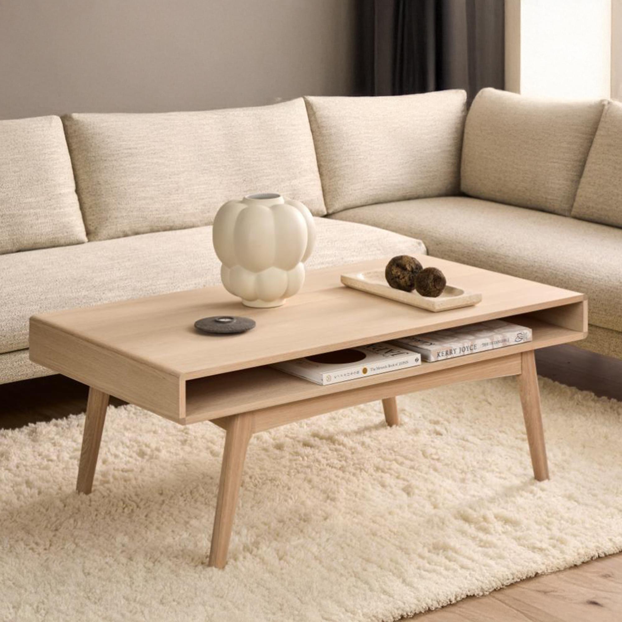 Marte Coffee Table - White Oak