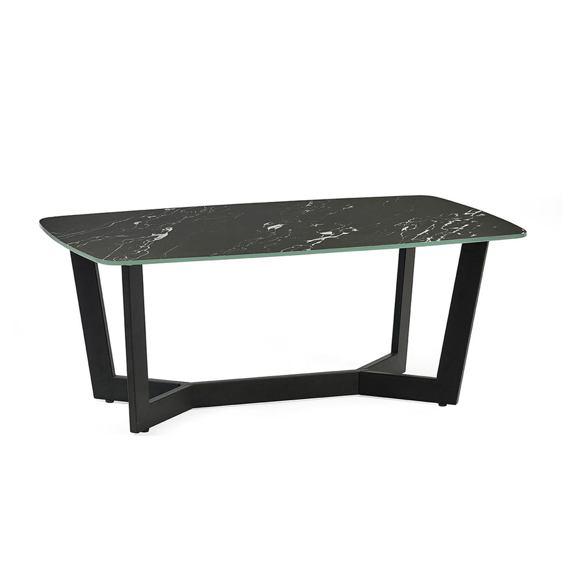 Olympus Coffee Table - 60cm - Black Marble Effect