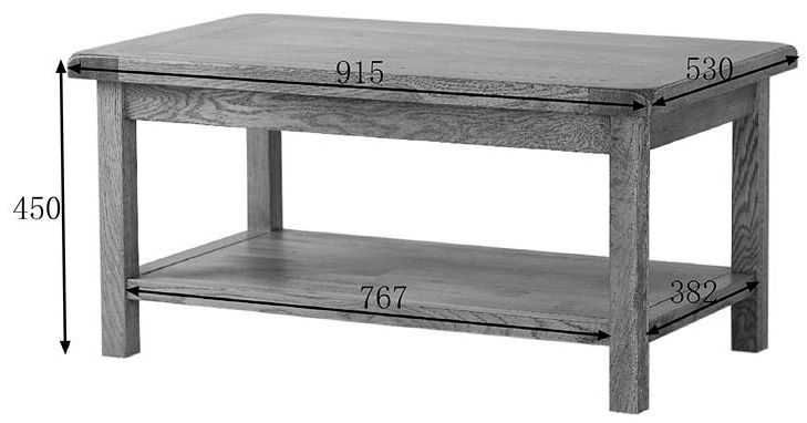 Originals Rustic Oak Coffee Table