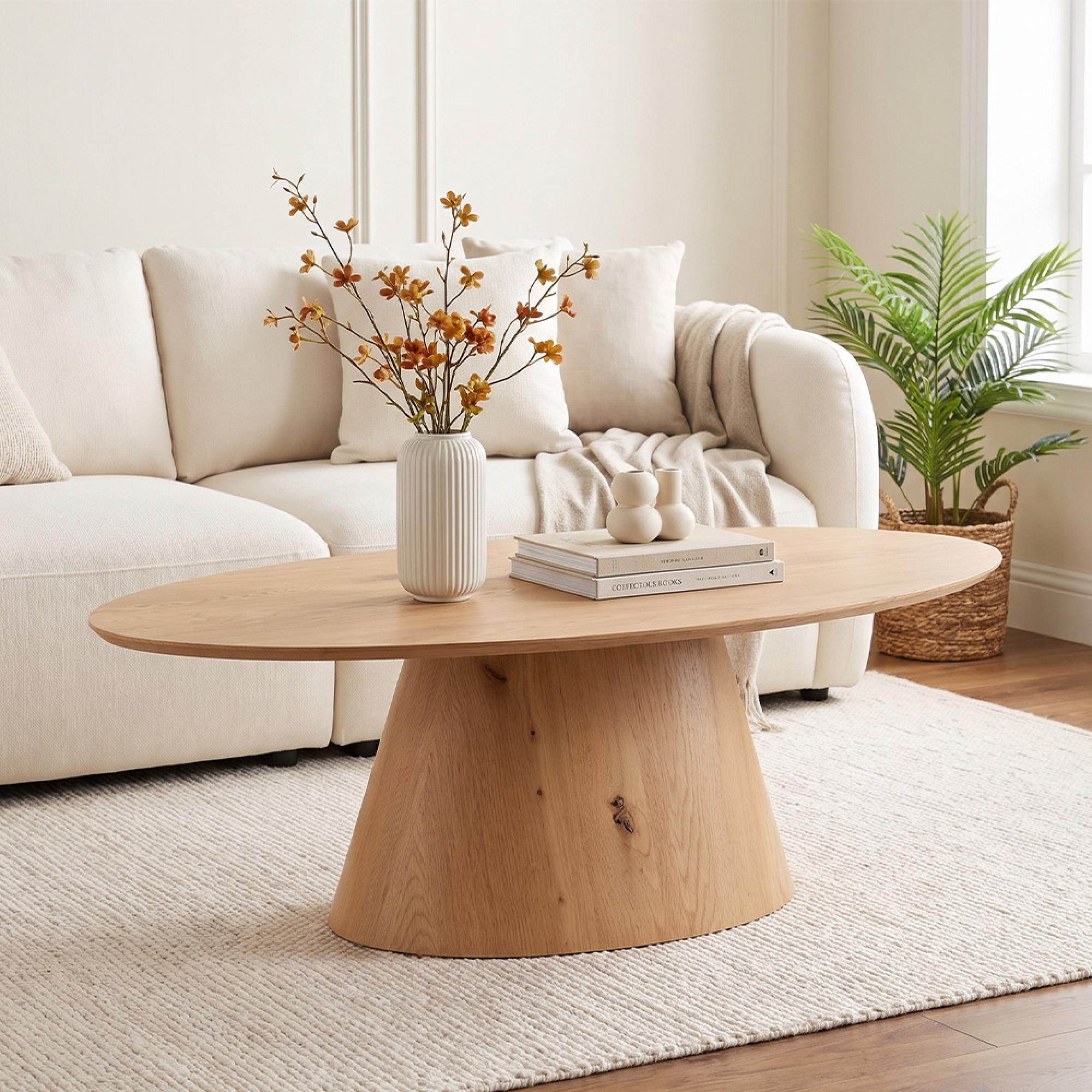 Palma Coffee Table - Oval - Oak