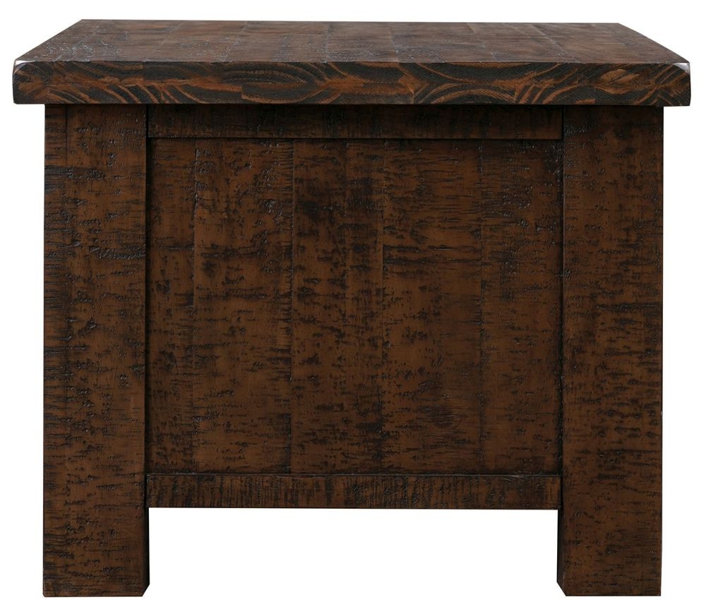 Reclaimed Pine Coffee Table - Storage