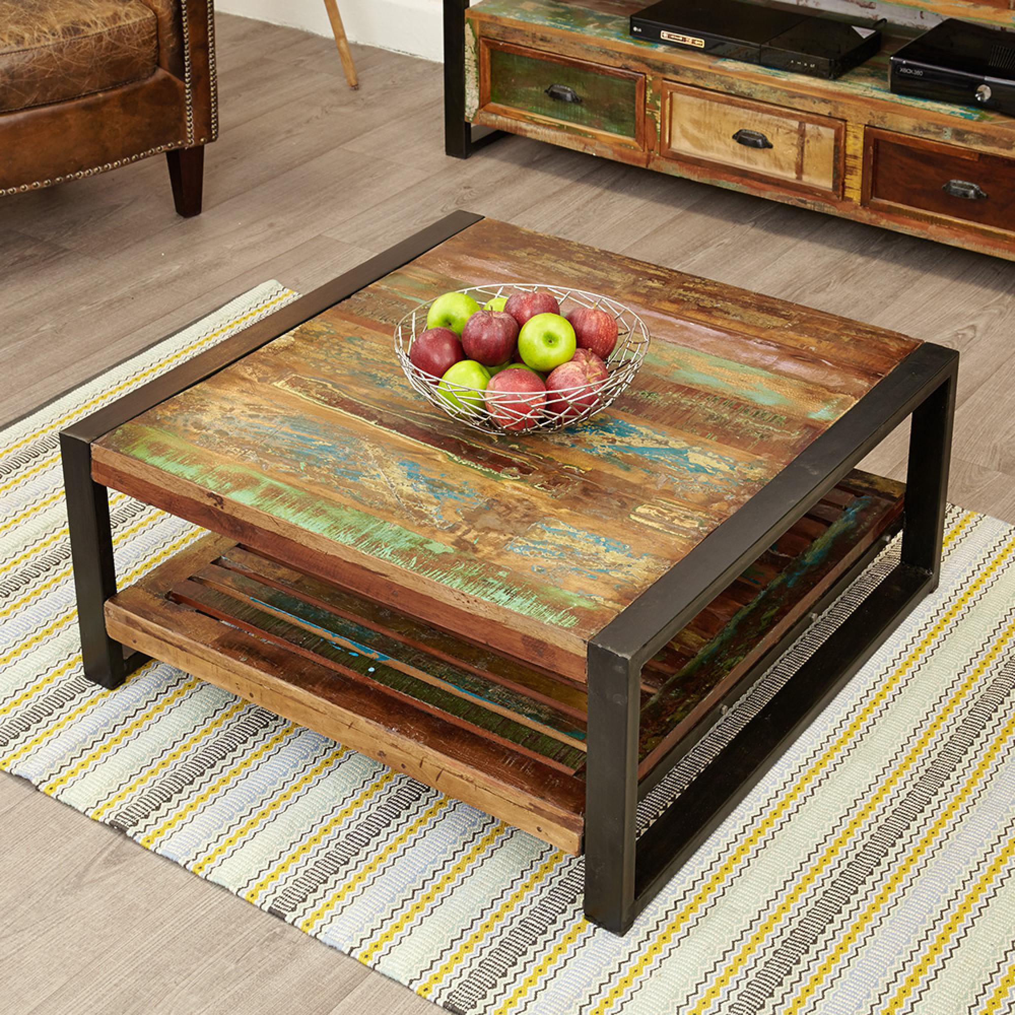 Urban Chic Reclaimed Coffee Table - Square
