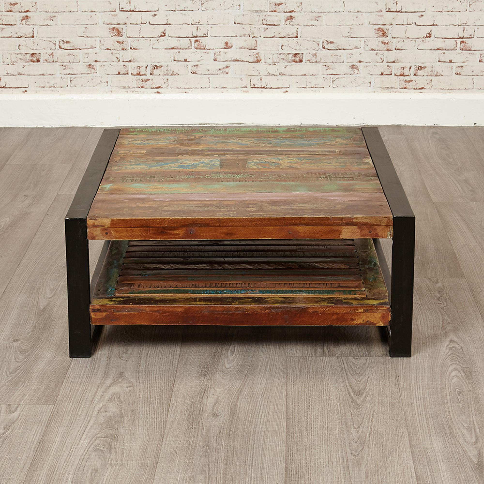 Urban Chic Reclaimed Coffee Table - Square