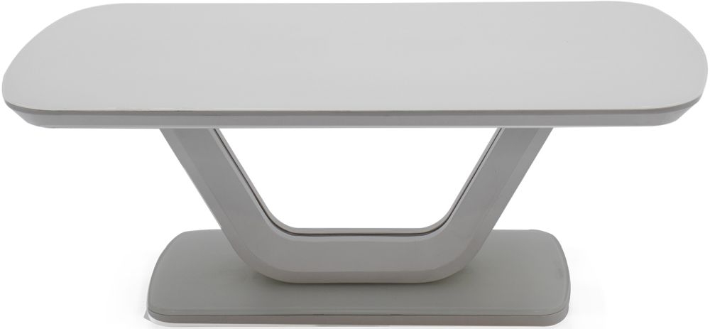 Lazzaro Coffee Table - Light Grey Matt