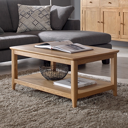 Wadsworth Oak 90cm Coffee Table