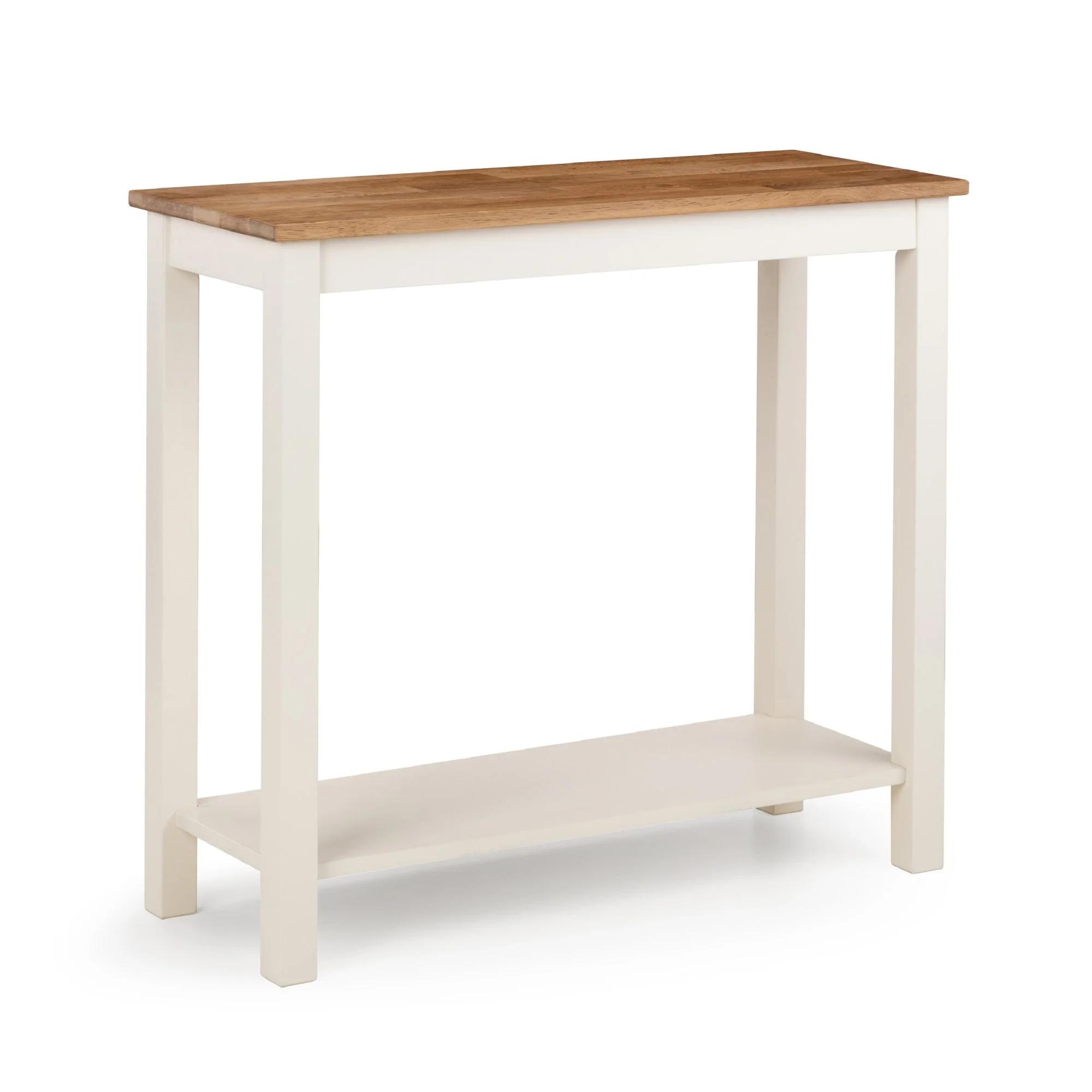 Coxmoor Console Table with Shelf - Ivory