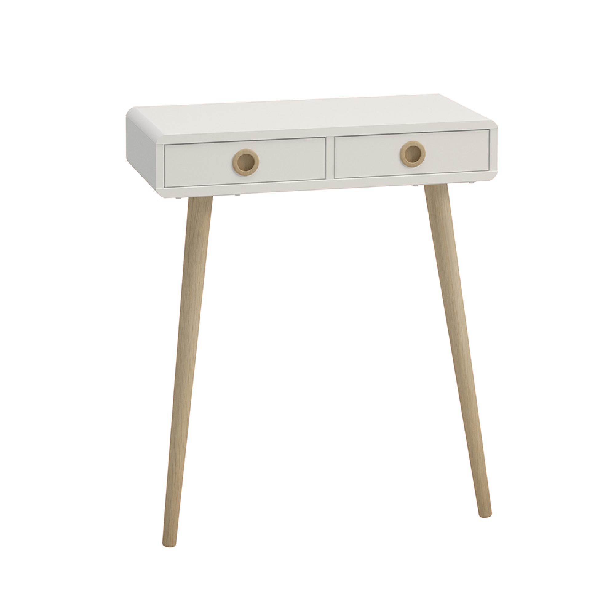 Softline Console Table - 2 Drawer - Off White