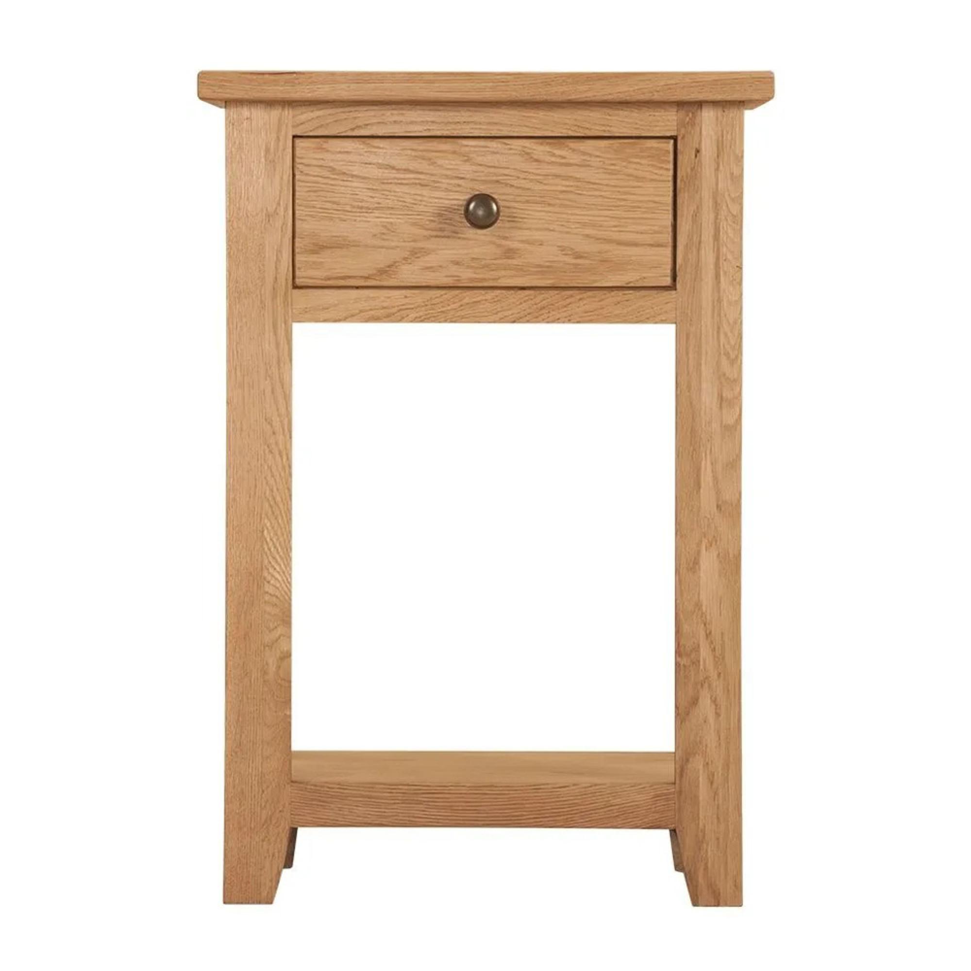 Appleby Console Table - 1 Drawer - Petite Oak