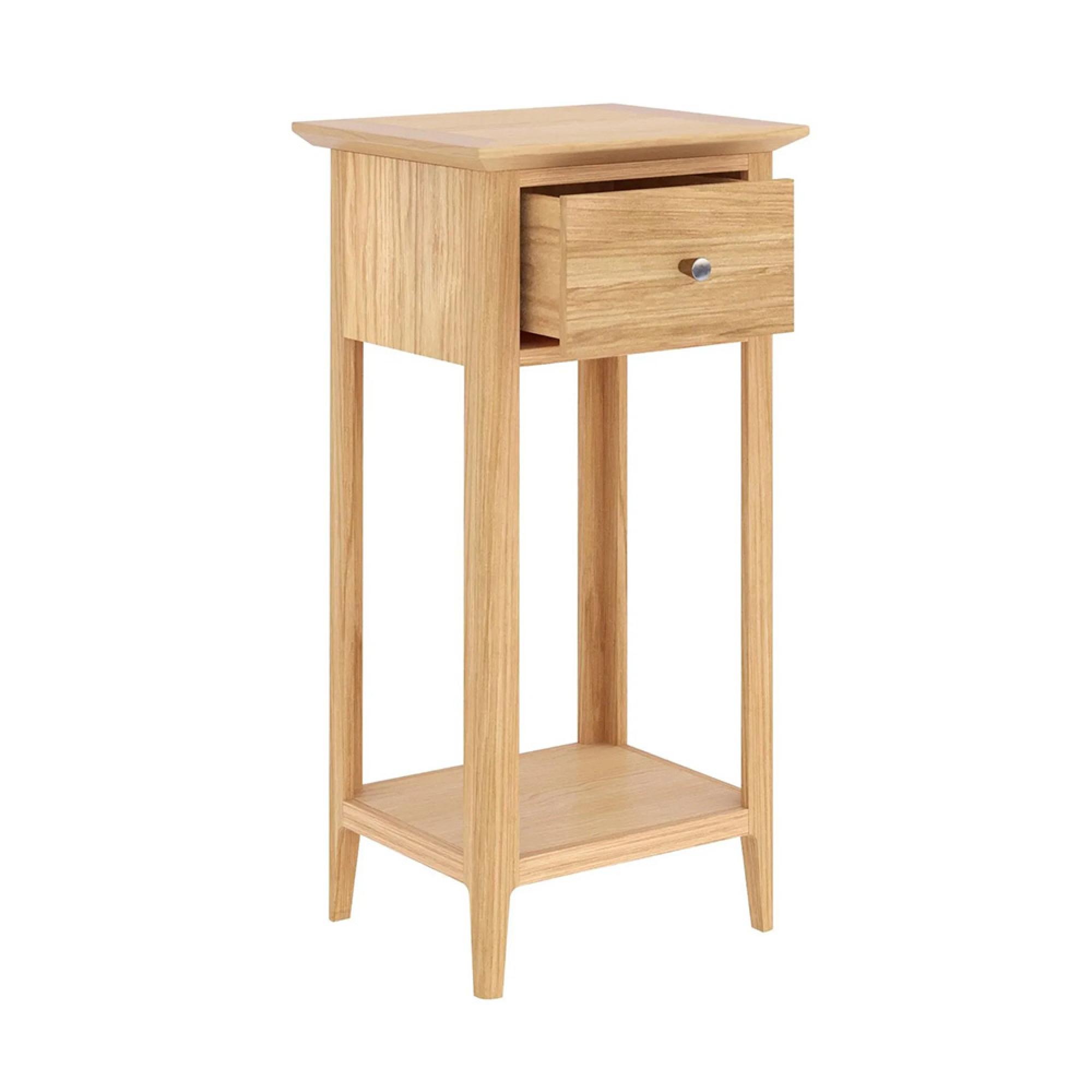 Selene Oak 1 Drawer Hall Table