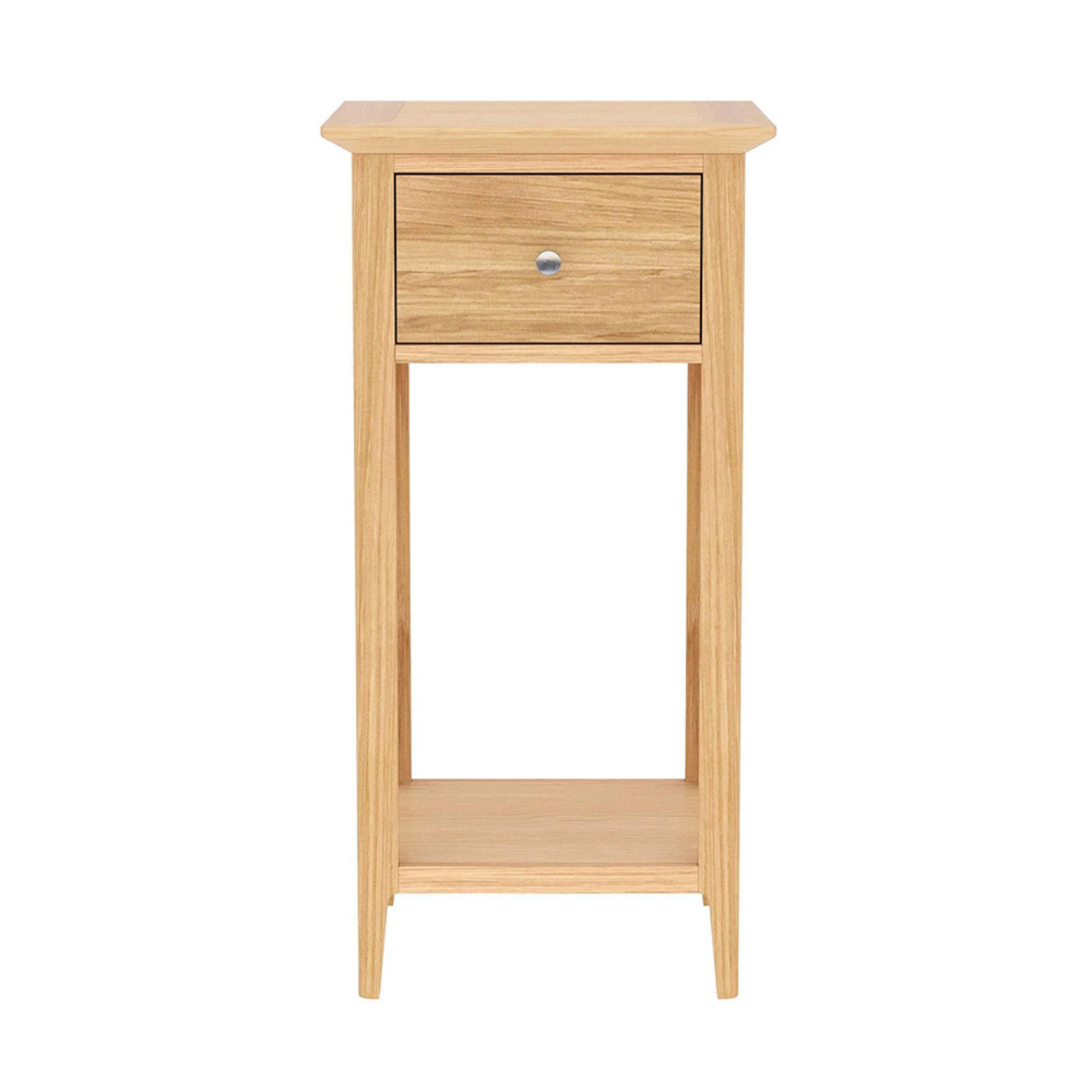 Selene Oak 1 Drawer Hall Table