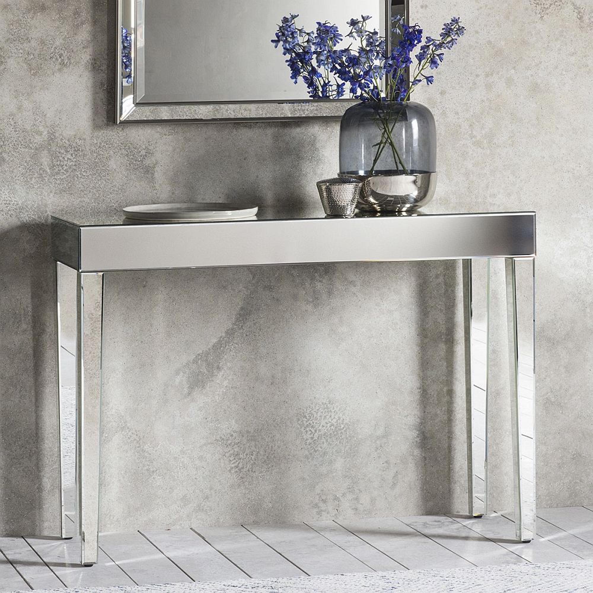 Clearance - Sorrento Console Table - Mirrored - A618