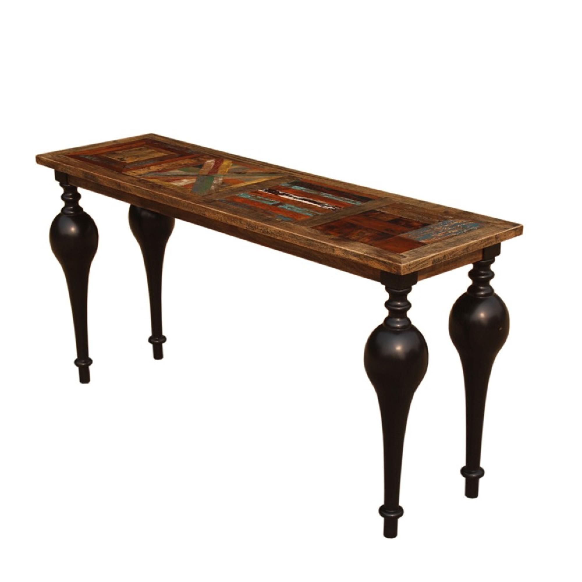 Juan Parquet Console Table - Mango Wood
