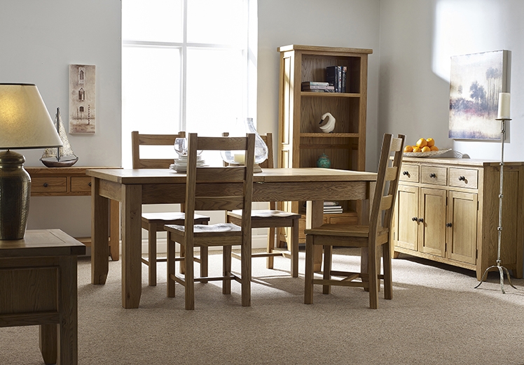 Appleby Console Table - 2 Drawer - Oak