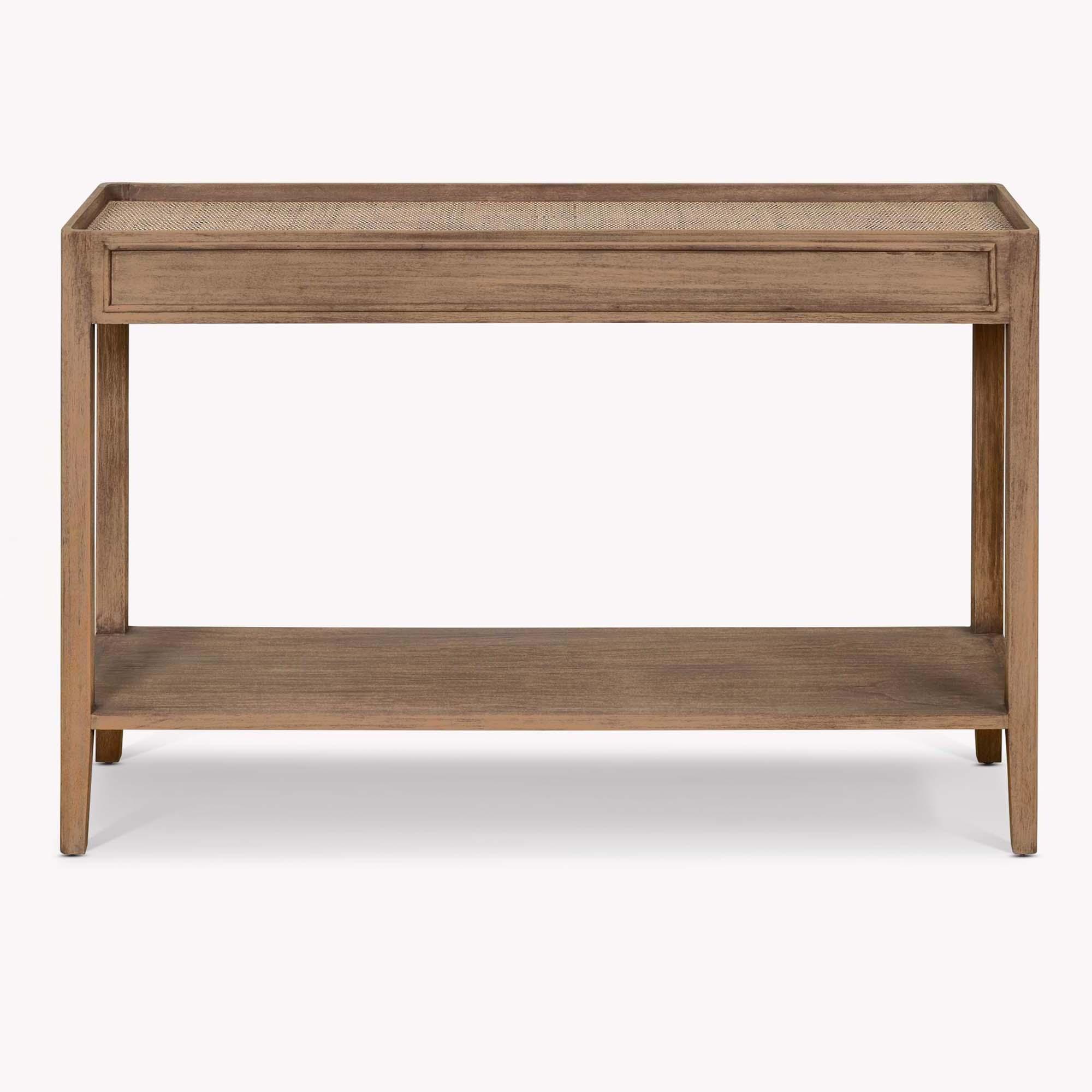 Chesterton Console Table Natural Rattan