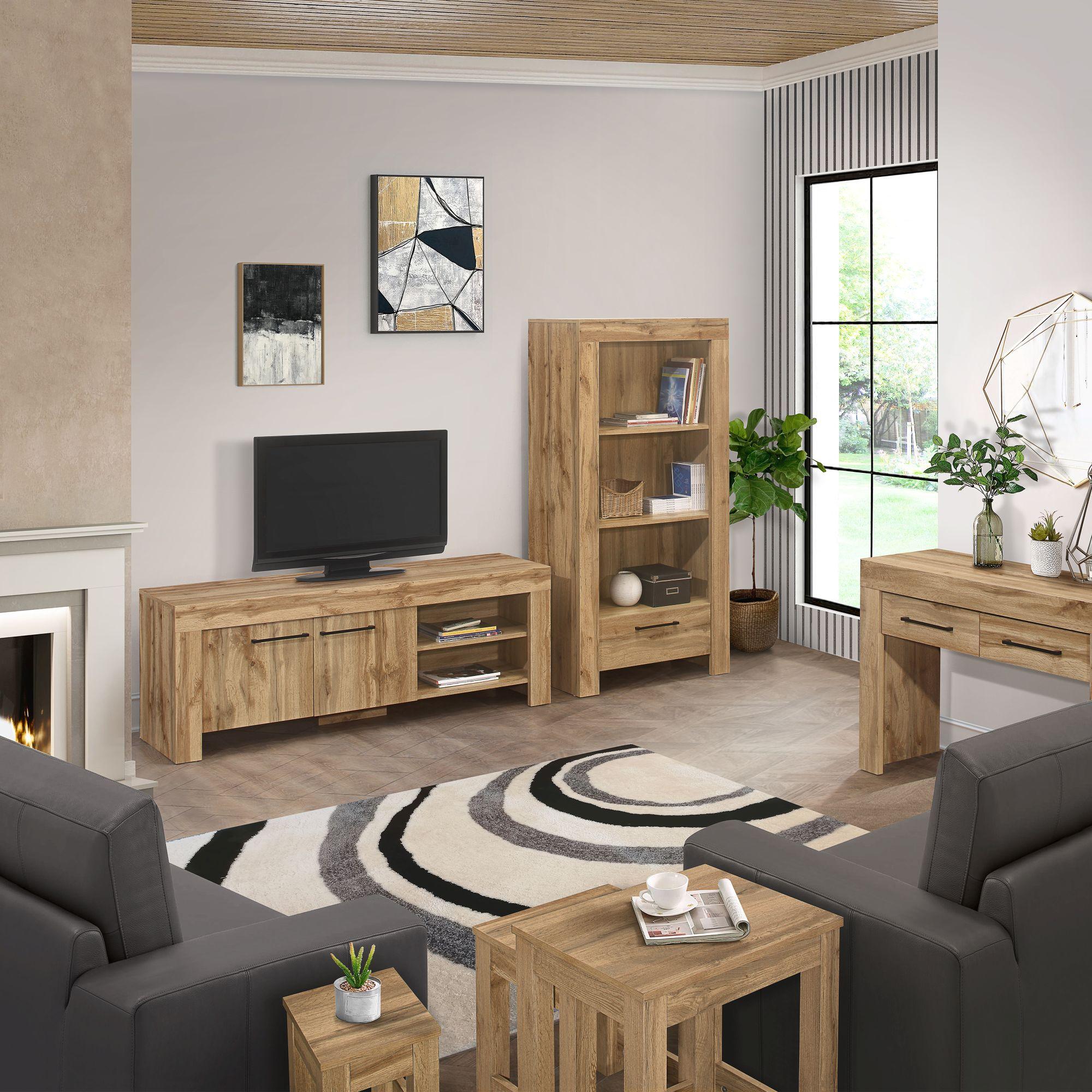 Compton Console Table - 2 Drawer - Oak