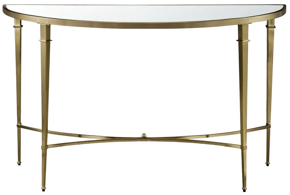 Waverly Console Table - Antique Brass