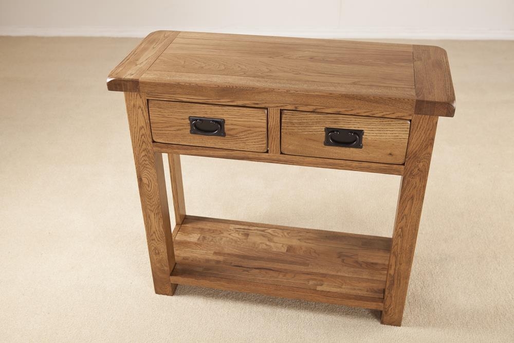 Originals Rustic Oak Console Table